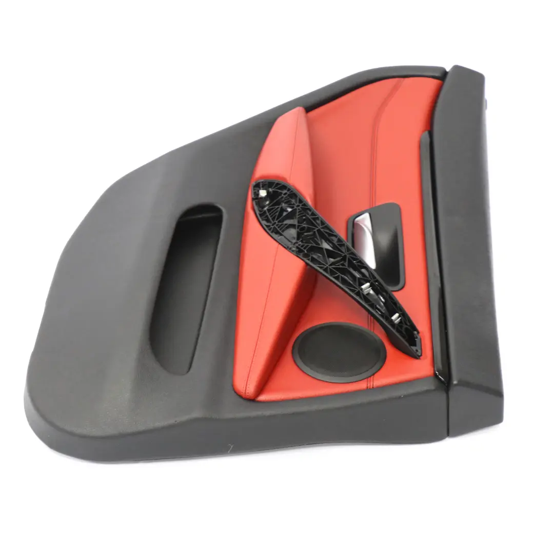 Tarjeta de Puerta Trasera Izquierda Forro Panel Cuero Rojo para BMW F36 con número de pieza 7346347 BMW F36 Tarjeta de Puerta Trasera Izquierda Forro Panel Cuero Rojo - SKU 7346347-1 - Número de pieza 7346347