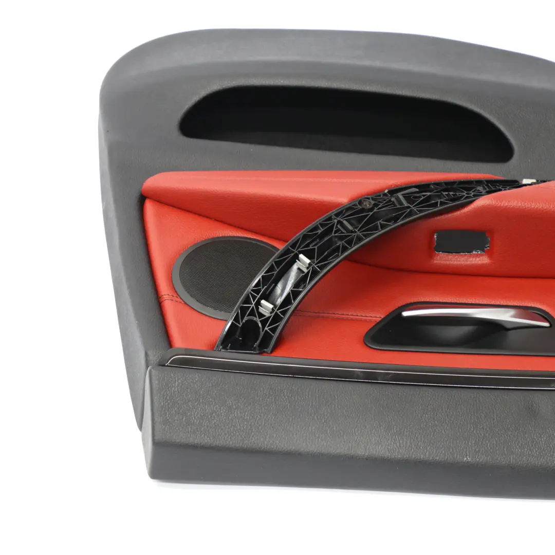 Tarjeta de Puerta Trasera Izquierda Forro Panel Cuero Rojo para BMW F36 con número de pieza 7346347 BMW F36 Tarjeta de Puerta Trasera Izquierda Forro Panel Cuero Rojo - SKU 7346347-1 - Número de pieza 7346347