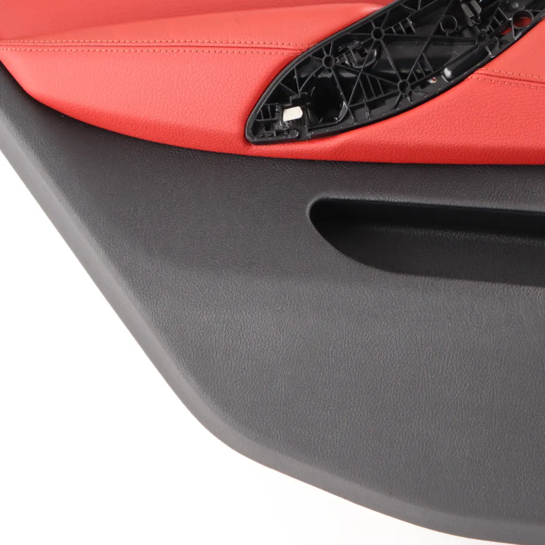 BMW F36 LCI Door Card Rear Left N/S Lining Trim Panel Red Leather - SKU 7346347 - Part number 7346347