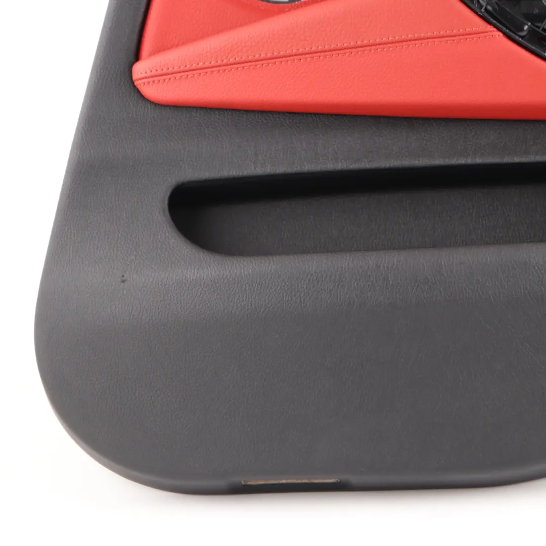 Door Card Rear Right O/S Lining Trim Panel Coral Red Leather to BMW F36 with Part number 7346348 BMW F36 Door Card Rear Right O/S Lining Trim Panel Coral Red Leather - SKU 7346348 - Part number 7346348