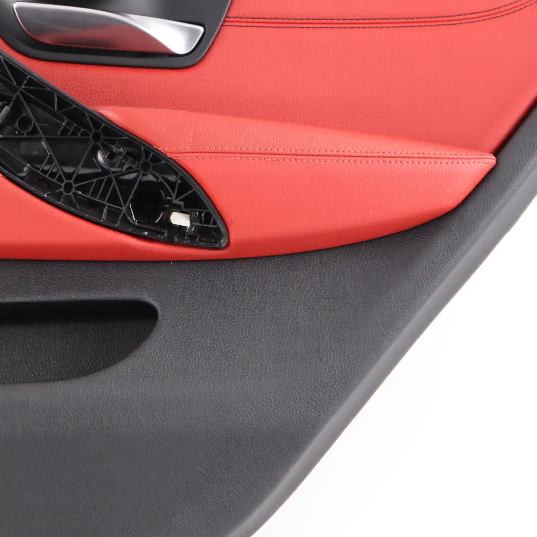 BMW F36 Door Card Rear Right O/S Lining Trim Panel Coral Red Leather - SKU 7346348 - Part number 7346348