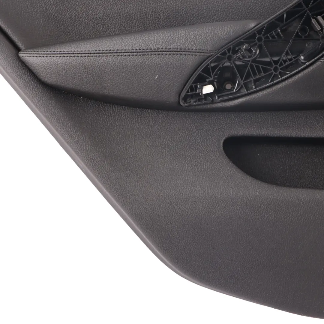 BMW F36 LCI Door Card Trim Panel Rear Left N/S Lining Leather Black Chrome Strip - SKU 7346391 - Part number 7346391
