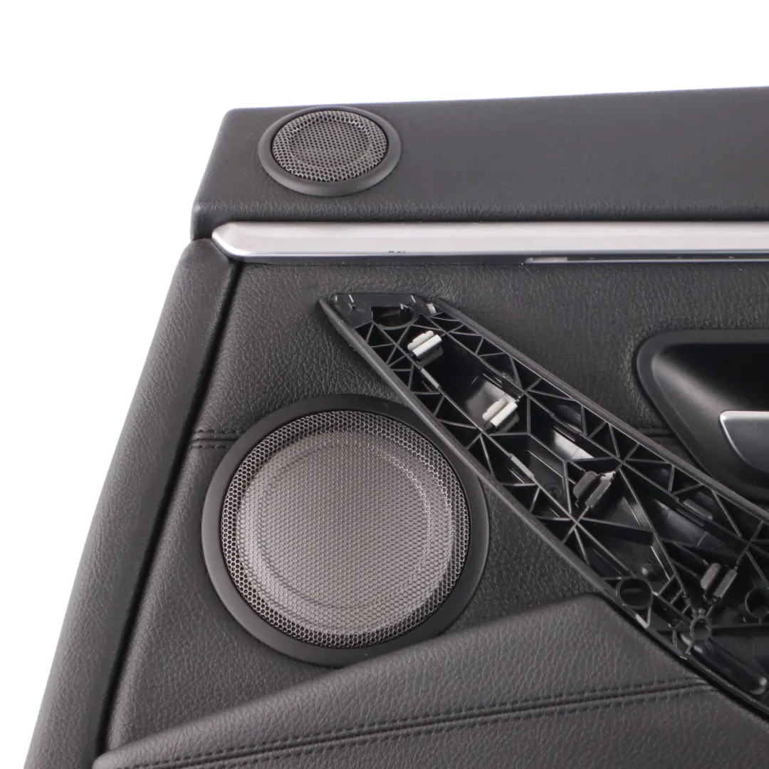 Door Card Trim Rear Right O/S Lining Leather Black Chrome Strip to BMW F36 LCI with Part number 7346392 BMW F36 LCI Door Card Trim Rear Right O/S Lining Leather Black Chrome Strip - SKU 7346392 - Part number 7346392