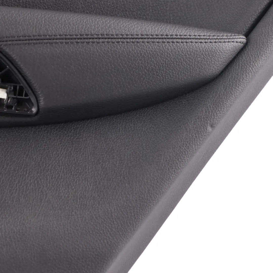 BMW F36 LCI Door Card Trim Rear Right O/S Lining Leather Black Chrome Strip - SKU 7346392 - Part number 7346392