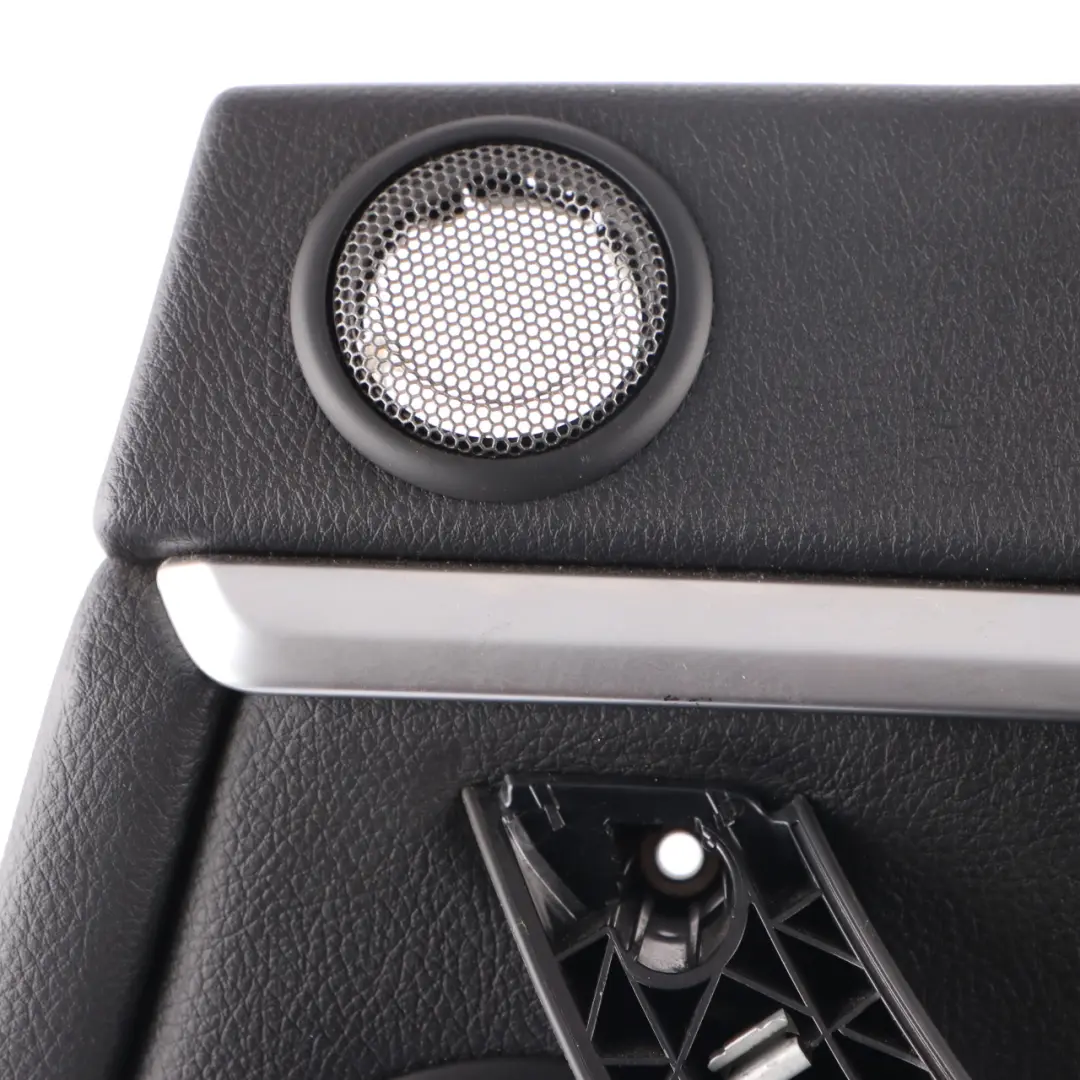 BMW F36 LCI Door Card Trim Rear Right O/S Lining Leather Black Chrome Strip - SKU 7346392 - Part number 7346392