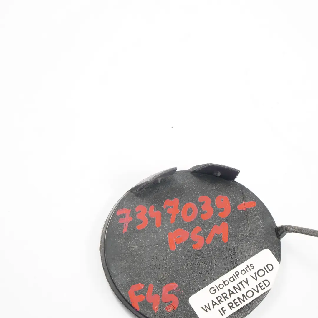 Stossfänger Vorn Klappe Abschleppöse Platinsilber - C08 7301546 für BMW F45 mit Teilenummer 7347039 BMW F45 Stossfänger Vorn Klappe Abschleppöse Platinsilber - C08 7301546 - SKU 7347039-PSM - Teilenummer 7347039