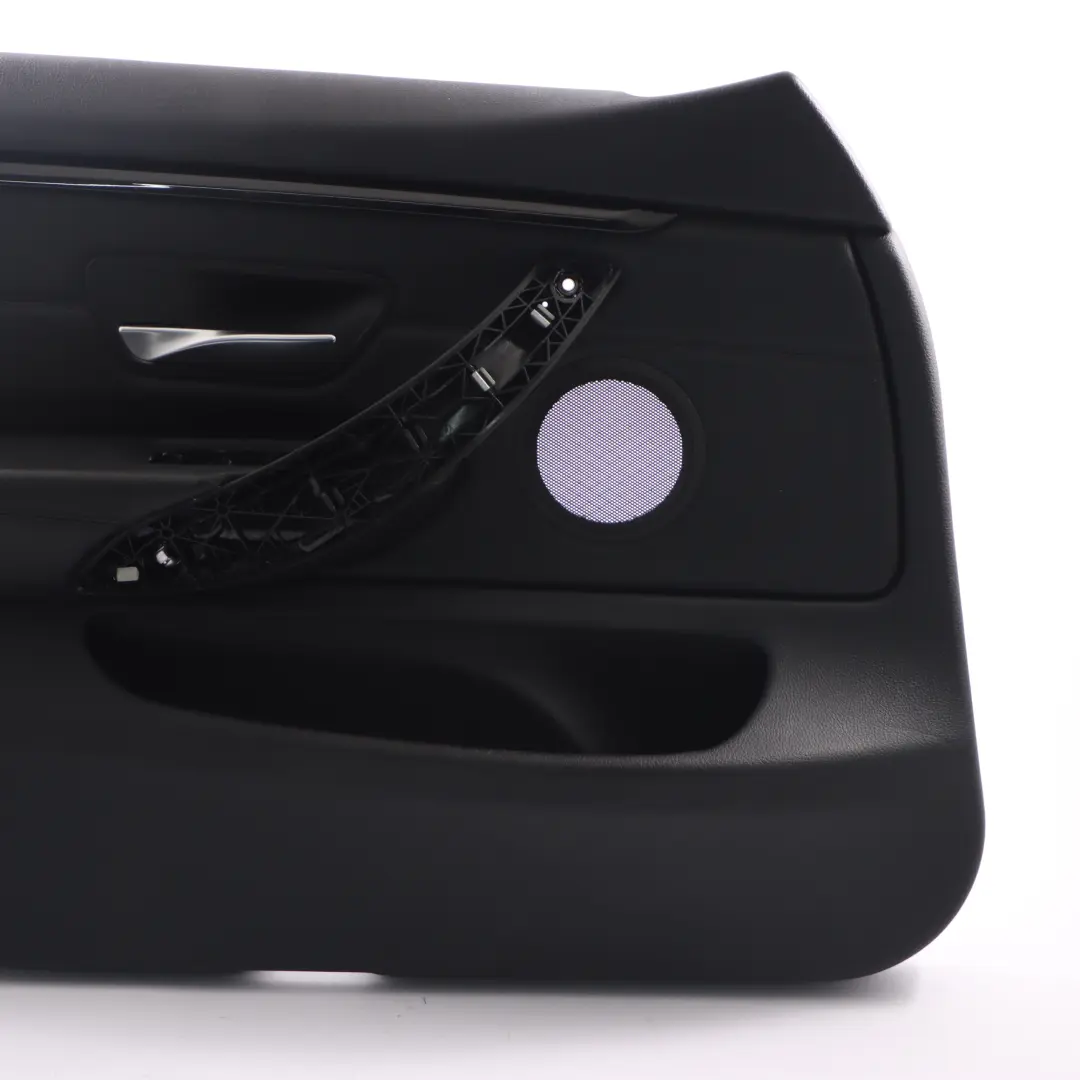 BMW F36 LCI Door Card Front Left N/S Lining Trim Panel Black Leather - SKU 7347161-1 - Part number 7347161