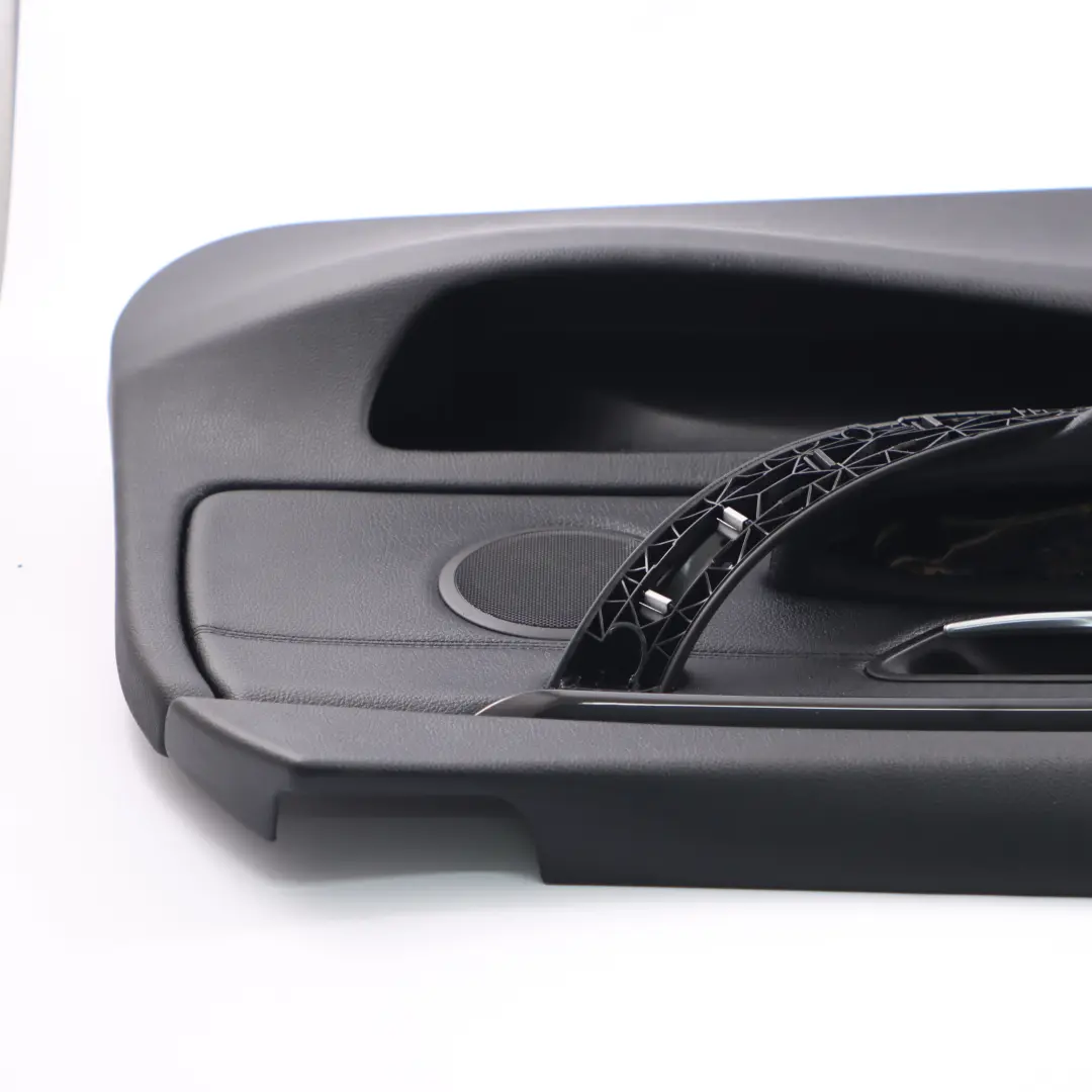 BMW F36 LCI Tarjeta de Puerta Delantera Izquierda Panel Embellecedor Cuero Negro - SKU 7347161-1 - Número de pieza 7347161