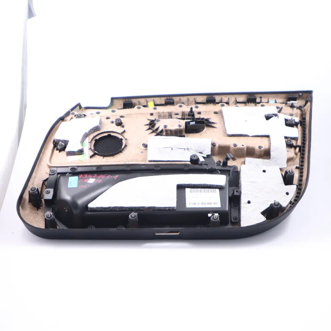BMW F36 LCI Türkarte vorne links Verkleidung Verkleidungstafel Schwarz Leder - SKU 7347161-1 - Teilenummer 7347161