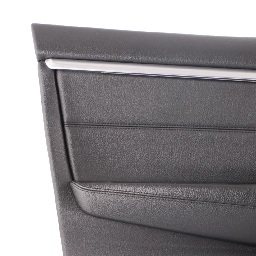 Door Card Front Left N/S Lining Trim Panel Black Leather to BMW F36 LCI with Part number 7347161 BMW F36 LCI Door Card Front Left N/S Lining Trim Panel Black Leather - SKU 7347161-2 - Part number 7347161