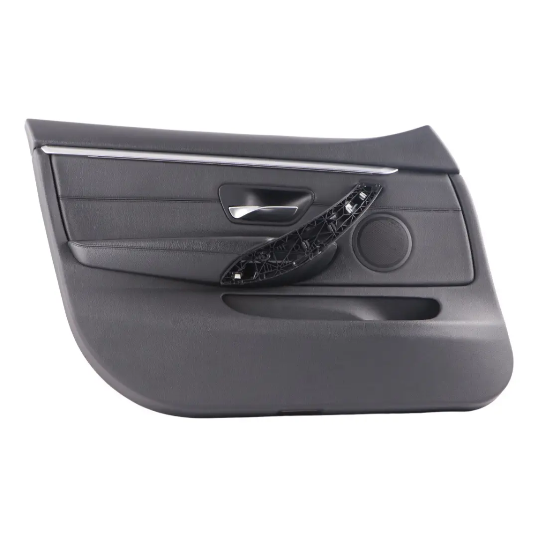 Door Card Front Left N/S Lining Trim Panel Black Leather to BMW F36 LCI with Part number 7347161 BMW F36 LCI Door Card Front Left N/S Lining Trim Panel Black Leather - SKU 7347161 - Part number 7347161