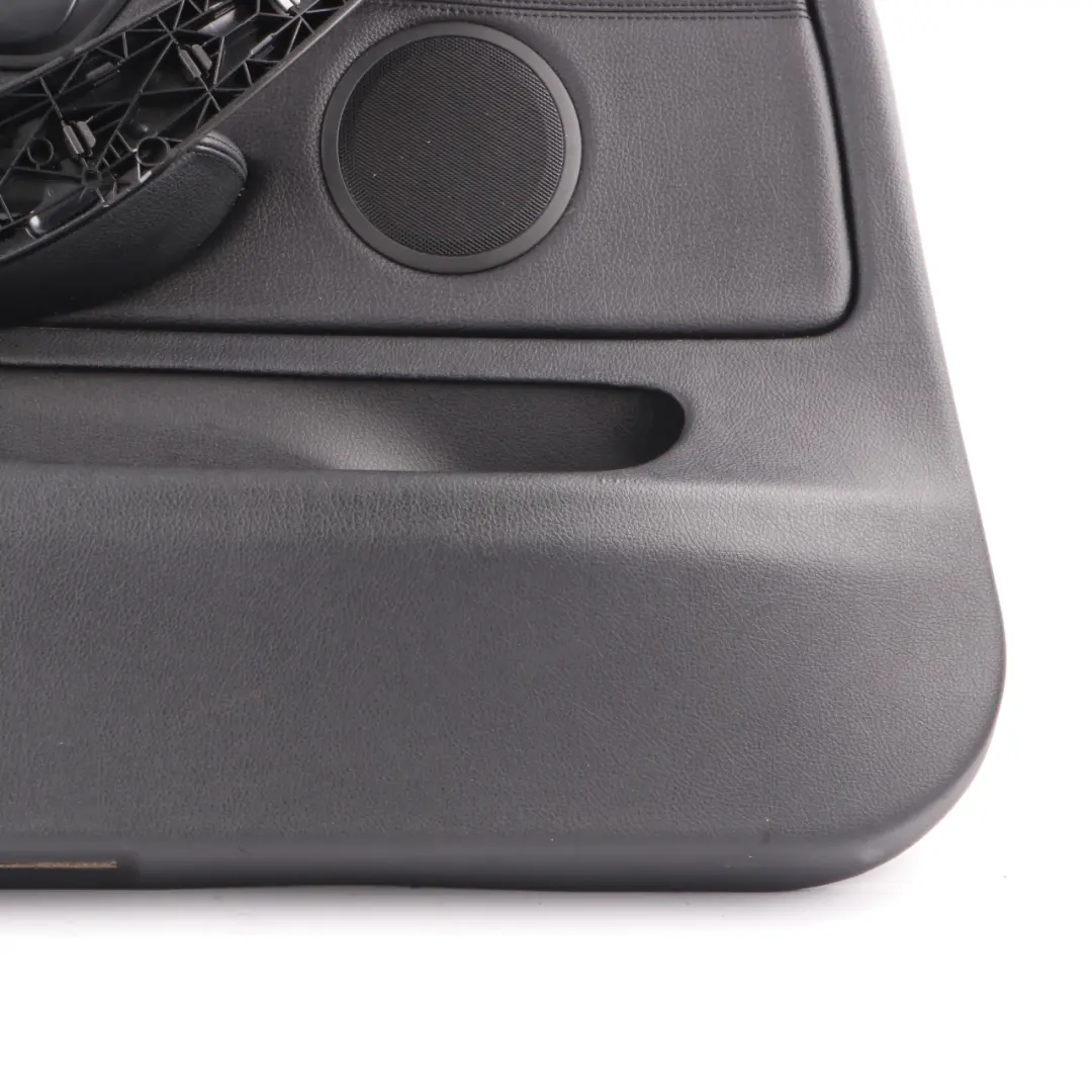 Panel Karta Boczek Drzwi Lewy Przód Czarna Skóra do BMW F36 LCI o numerze 7347161 BMW F36 LCI Panel Karta Boczek Drzwi Lewy Przód Czarna Skóra - SKU 7347161 - Numer Części 7347161
