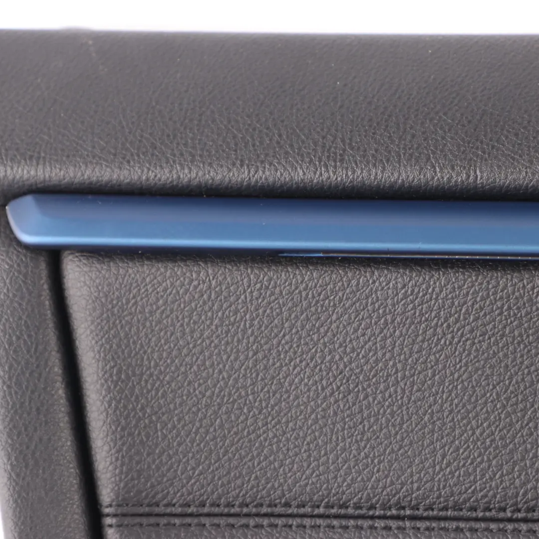BMW F36 LCI Tarjeta Puerta Delantera Izquierda Forro Embellecedor Cuero Negro - SKU 7347161 - Número de pieza 7347161