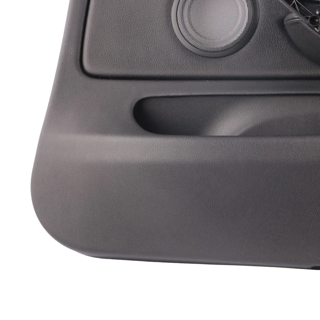 BMW F36 Door Card Front Right O/S Lining Panel Black Leather Silver Strip - SKU 7347162-2 - Part number 7347162