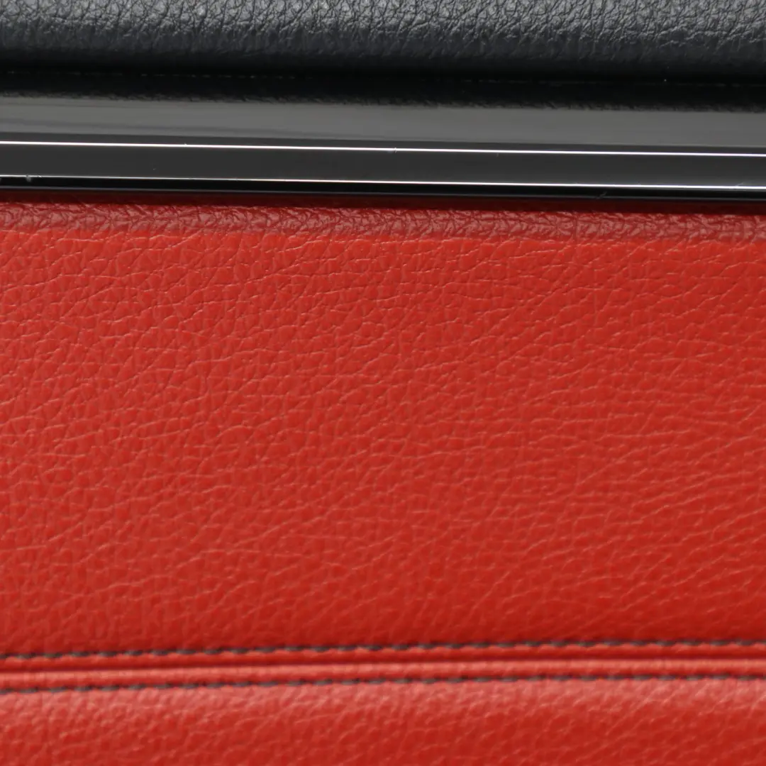 Tarjeta de Puerta Delantera Izquierda Forro Panel Cuero Rojo para BMW F36 con número de pieza 7347169 BMW F36 Tarjeta de Puerta Delantera Izquierda Forro Panel Cuero Rojo - SKU 7347169-1 - Número de pieza 7347169