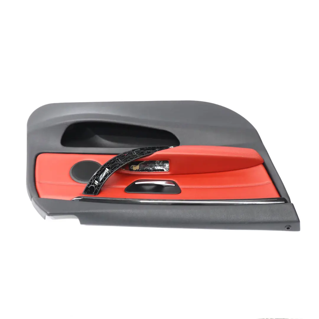 BMW F36 Tarjeta de Puerta Delantera Izquierda Forro Panel Cuero Rojo - SKU 7347169-1 - Número de pieza 7347169