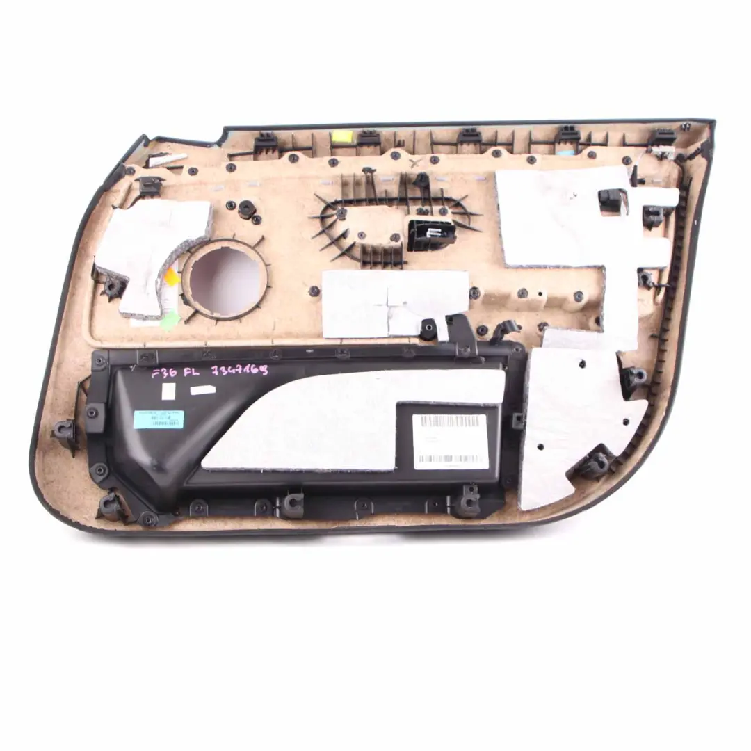 Door Card Front Left N/S Lining Trim Panel Red Leather to BMW F36 LCI with Part number 7347169 BMW F36 LCI Door Card Front Left N/S Lining Trim Panel Red Leather - SKU 7347169 - Part number 7347169