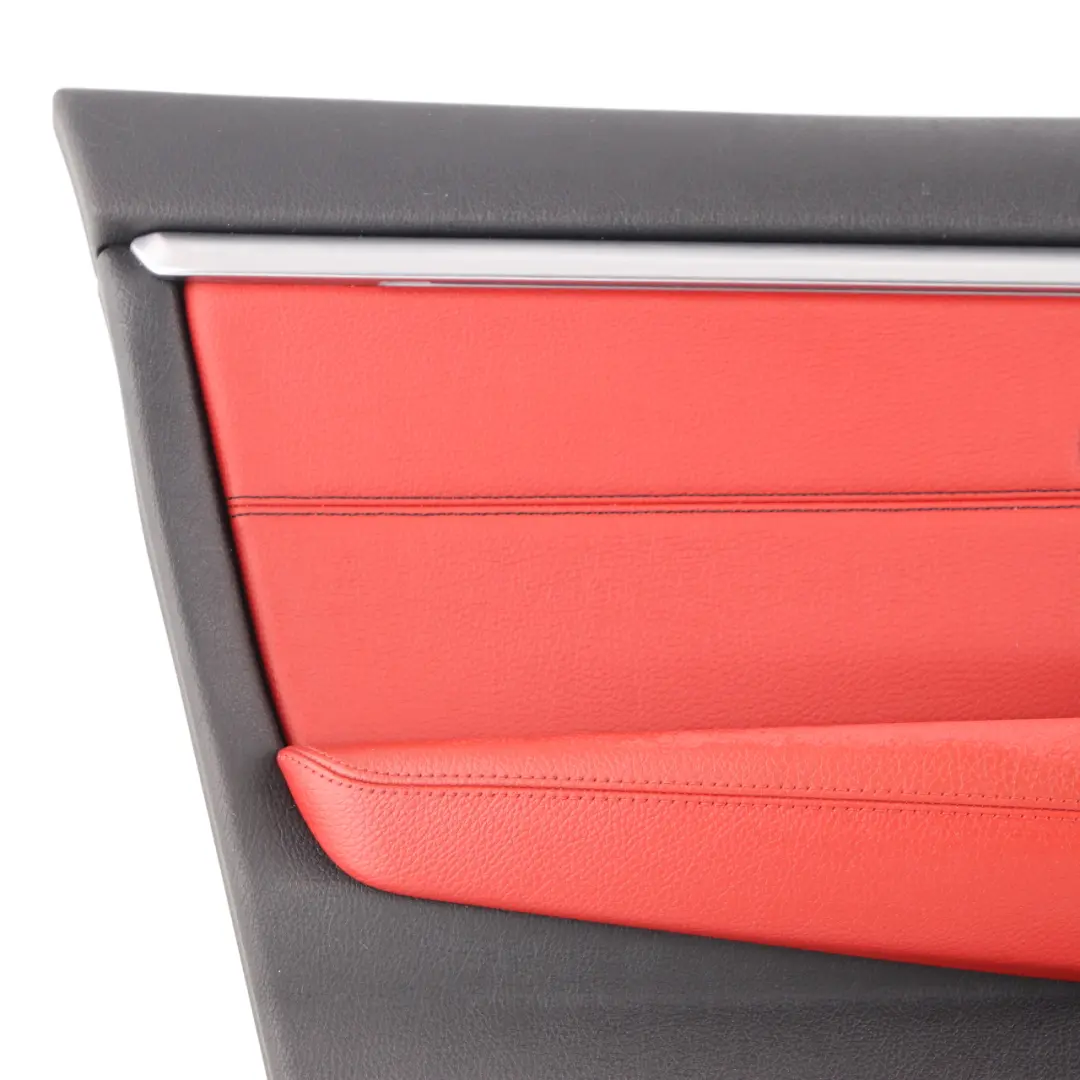 Door Card Front Left N/S Lining Trim Panel Red Leather to BMW F36 LCI with Part number 7347169 BMW F36 LCI Door Card Front Left N/S Lining Trim Panel Red Leather - SKU 7347169 - Part number 7347169