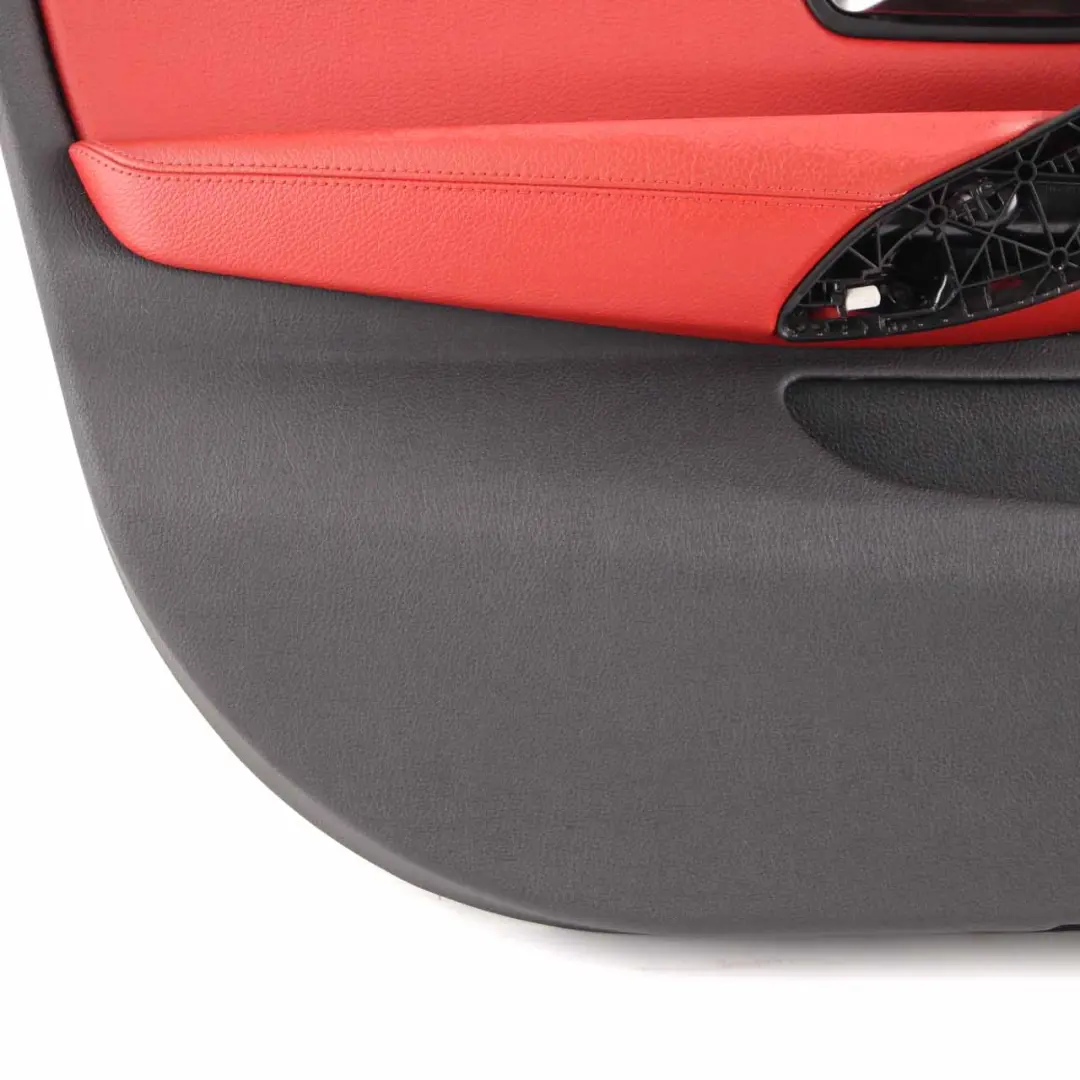 BMW F36 LCI Door Card Front Left N/S Lining Trim Panel Red Leather - SKU 7347169 - Part number 7347169