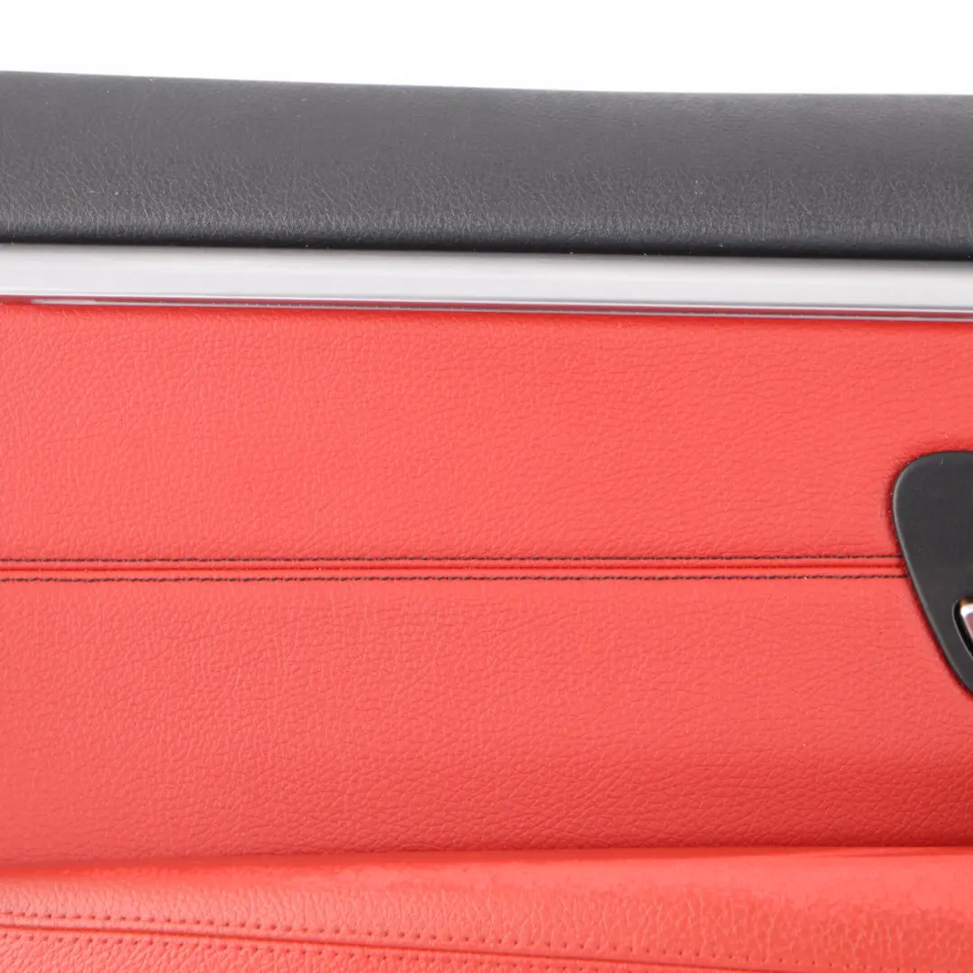 BMW F36 LCI Door Card Front Left N/S Lining Trim Panel Red Leather - SKU 7347169 - Part number 7347169