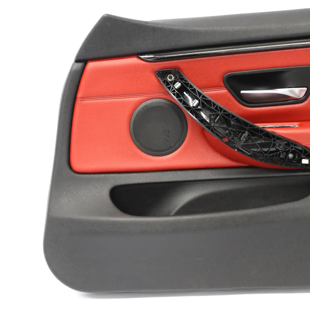 BMW F36 Carte de Porte Avant Droite Garniture Panneau Cuir Rouge - SKU 7347170-1 - Numéro de pièce 7347170