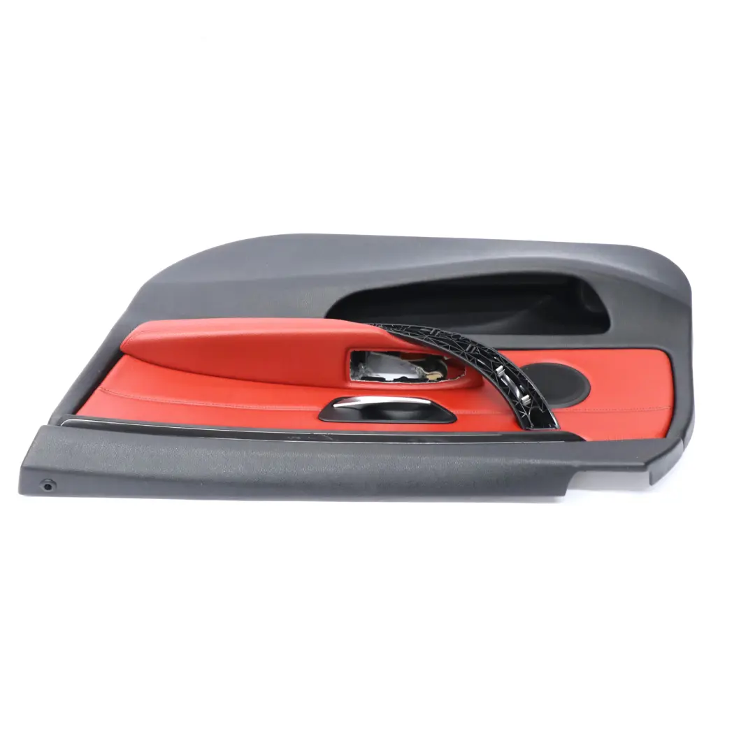 Türkarte vorne rechts Verkleidung Verkleidung Panel rot Leder BMW F36 - SKU 7347170-1 - Teilenummer 7347170