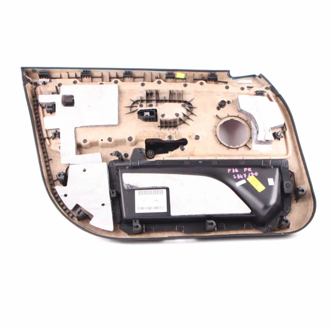 Door Card Front Right O/S Lining Trim Panel Red Leather to BMW F36 LCI with Part number 7347170 BMW F36 LCI Door Card Front Right O/S Lining Trim Panel Red Leather - SKU 7347170 - Part number 7347170
