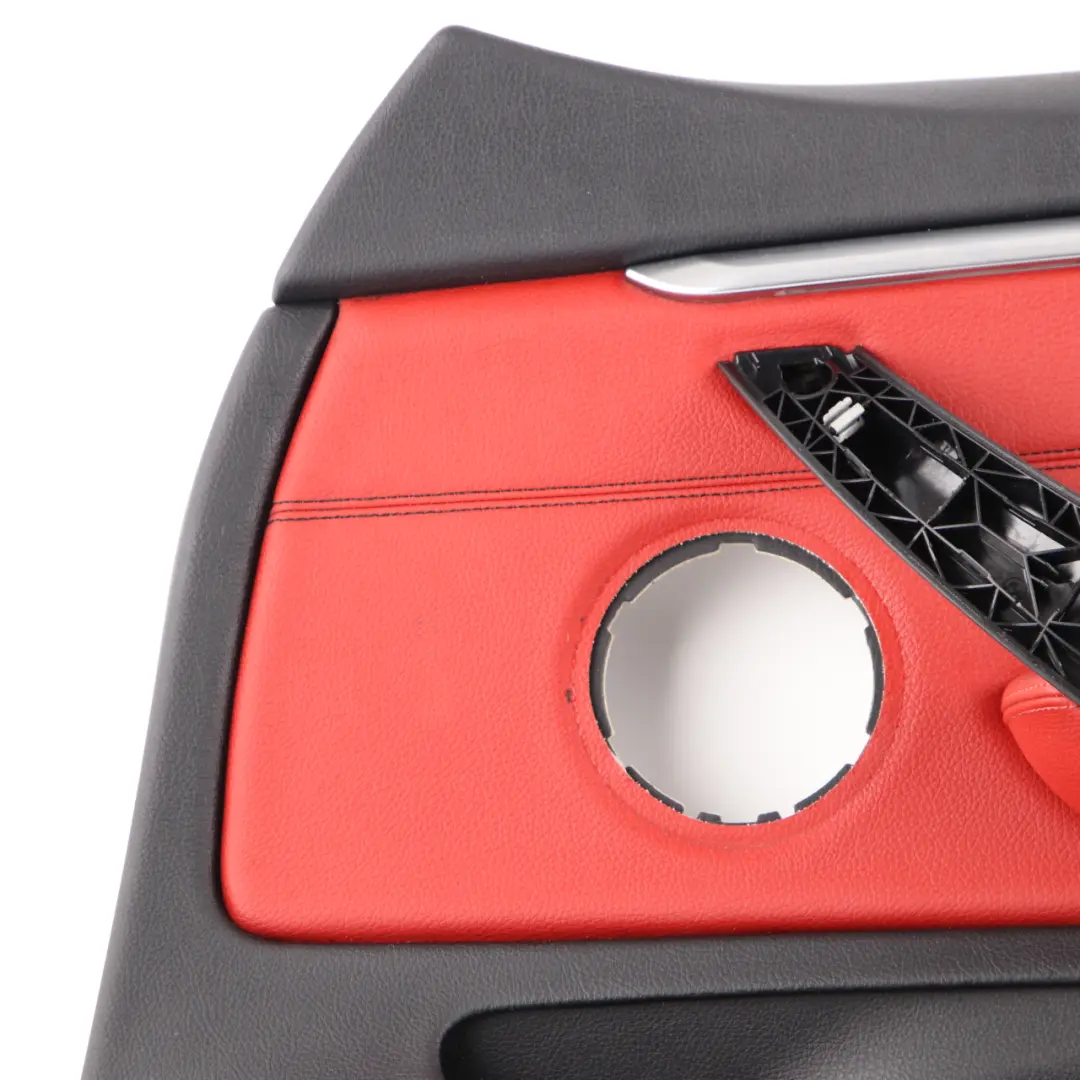 BMW F36 LCI Door Card Front Right O/S Lining Trim Panel Red Leather - SKU 7347170 - Part number 7347170