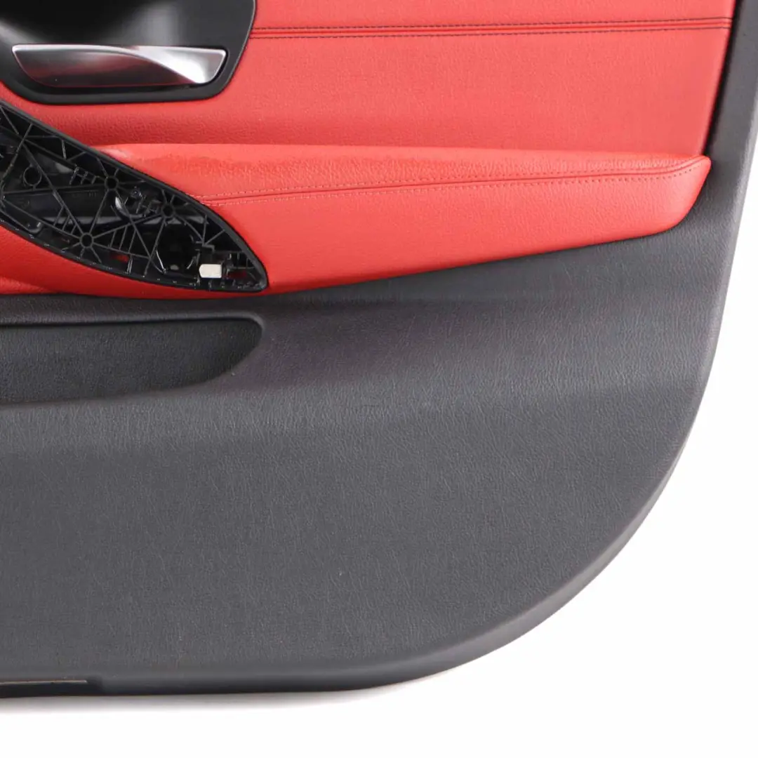 Door Card Front Right O/S Lining Trim Panel Red Leather to BMW F36 LCI with Part number 7347170 BMW F36 LCI Door Card Front Right O/S Lining Trim Panel Red Leather - SKU 7347170 - Part number 7347170