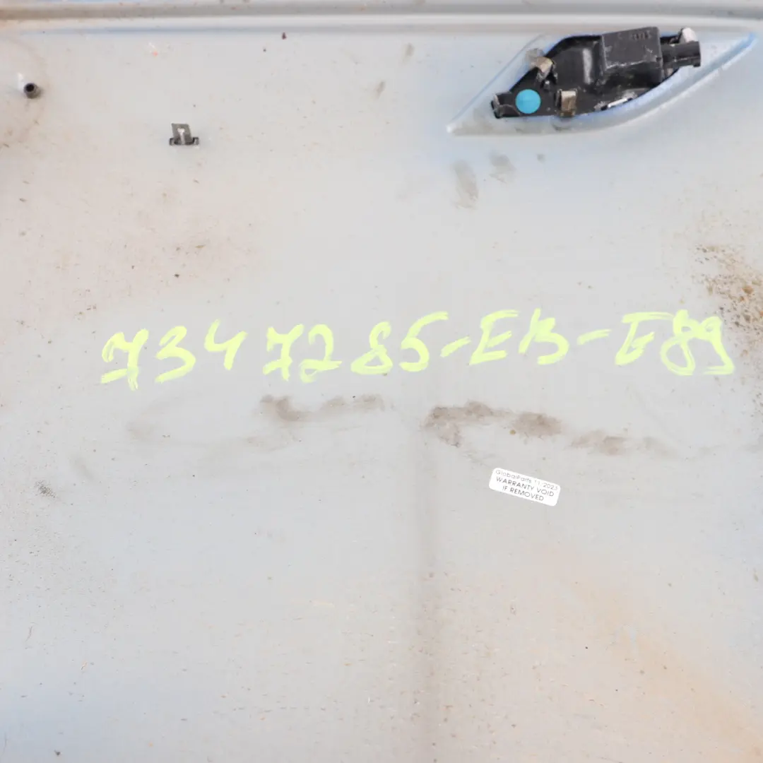 Side Wing Panel Front Left N/S Fender Estorilblau Estoril Blue - B45 to BMW Z4 E89 with Part number 7347285 BMW Z4 E89 Side Wing Panel Front Left N/S Fender Estorilblau Estoril Blue - B45 - SKU 7347285-EB - Part number 7347285