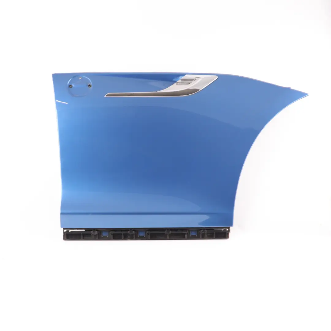 Side Wing Panel Front Right O/S Fender Estorilblau Estoril Blue - B45 to BMW Z4 E89 with Part number 7347286 BMW Z4 E89 Side Wing Panel Front Right O/S Fender Estorilblau Estoril Blue - B45 - SKU 7347286-EB - Part number 7347286