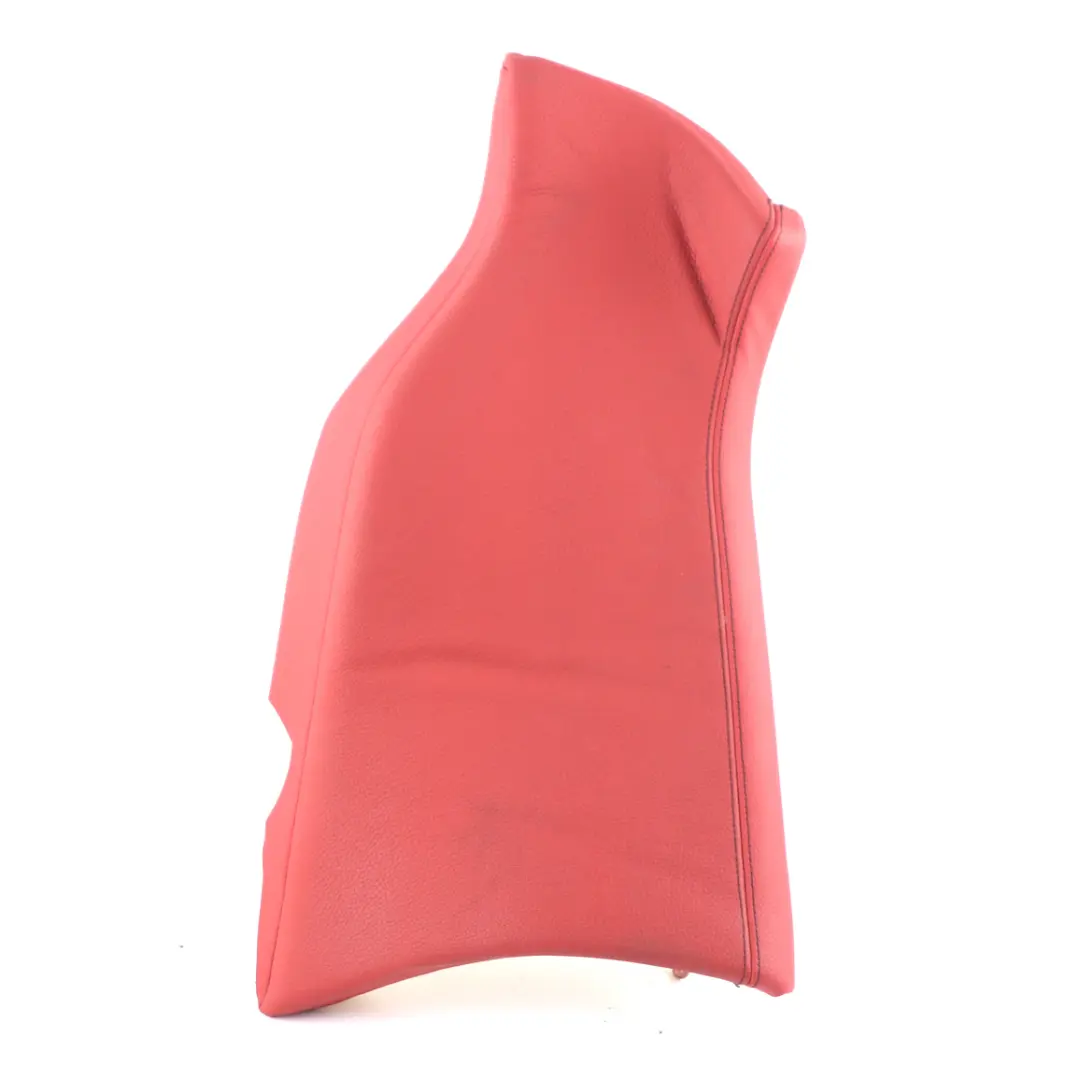 Backrest Left N/S Lateral Panel Leather Dakota Korall Rot Red to BMW F36 Rear Seat with Part number 7347527 BMW F36 Rear Seat Backrest Left N/S Lateral Panel Leather Dakota Korall Rot Red - SKU 7347527 - Part number 7347527