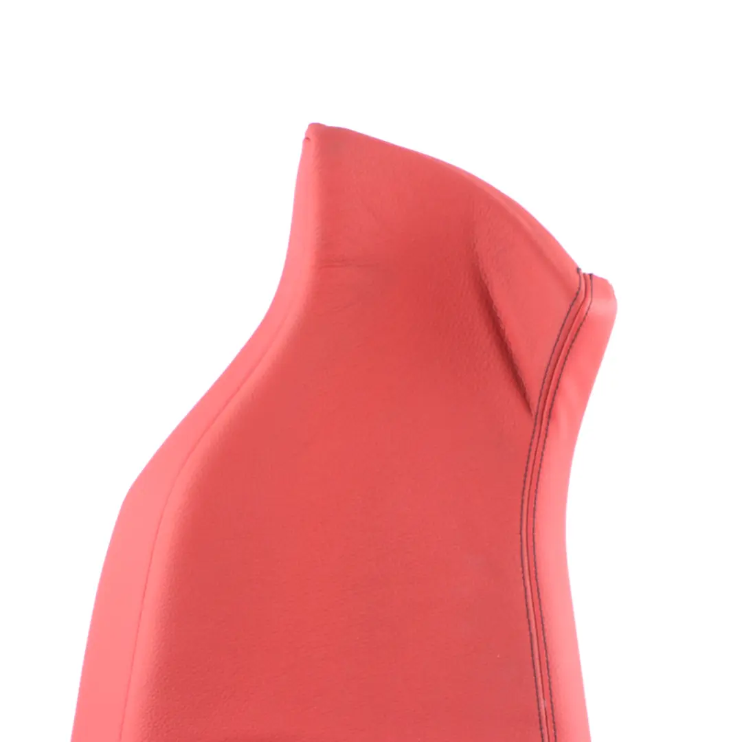 Backrest Left N/S Lateral Panel Leather Dakota Korall Rot Red to BMW F36 Rear Seat with Part number 7347527 BMW F36 Rear Seat Backrest Left N/S Lateral Panel Leather Dakota Korall Rot Red - SKU 7347527 - Part number 7347527