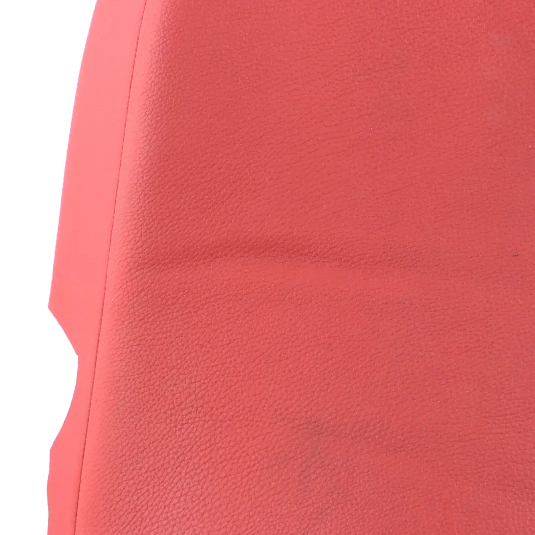 Backrest Left N/S Lateral Panel Leather Dakota Korall Rot Red to BMW F36 Rear Seat with Part number 7347527 BMW F36 Rear Seat Backrest Left N/S Lateral Panel Leather Dakota Korall Rot Red - SKU 7347527 - Part number 7347527