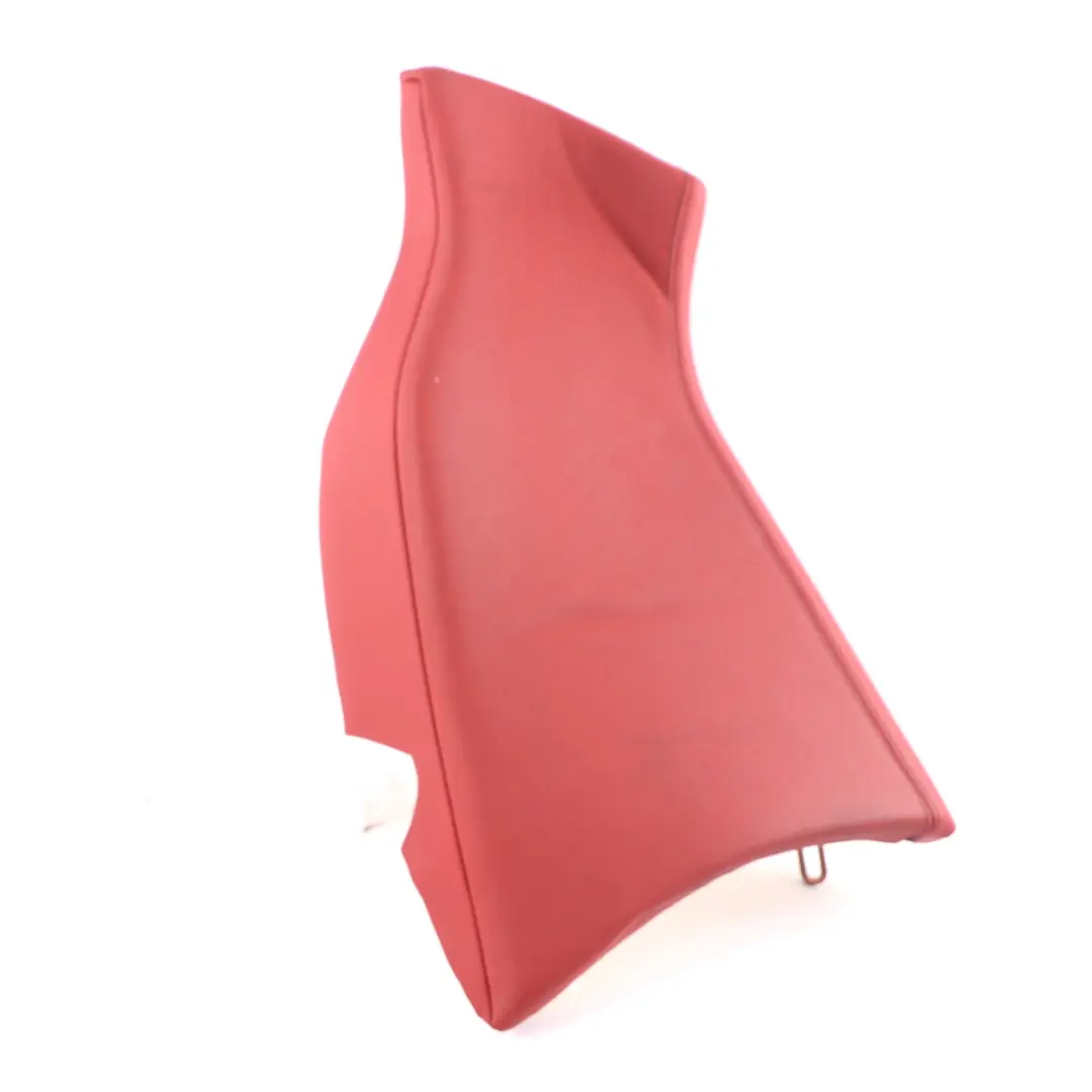 Backrest Left N/S Lateral Panel Leather Dakota Korall Rot Red to BMW F36 Rear Seat with Part number 7347527 BMW F36 Rear Seat Backrest Left N/S Lateral Panel Leather Dakota Korall Rot Red - SKU 7347527 - Part number 7347527