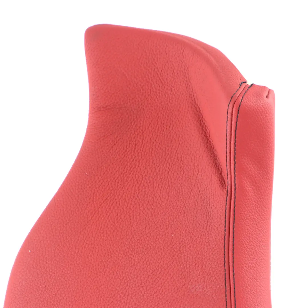 Backrest Left N/S Lateral Panel Leather Dakota Korall Rot Red to BMW F36 Rear Seat with Part number 7347527 BMW F36 Rear Seat Backrest Left N/S Lateral Panel Leather Dakota Korall Rot Red - SKU 7347527 - Part number 7347527