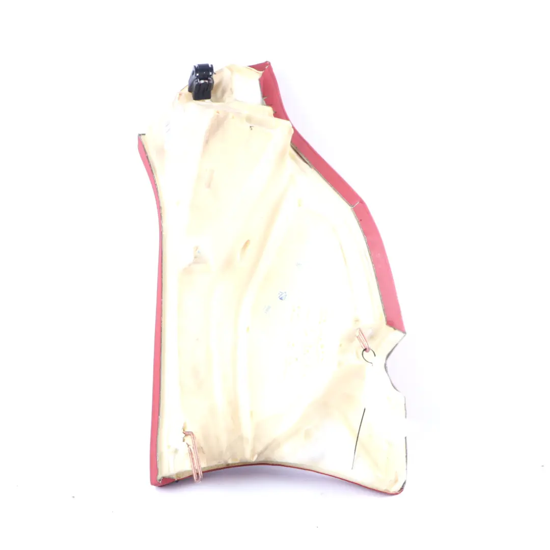 Backrest Left N/S Lateral Panel Leather Dakota Korall Rot Red to BMW F36 Rear Seat with Part number 7347527 BMW F36 Rear Seat Backrest Left N/S Lateral Panel Leather Dakota Korall Rot Red - SKU 7347527 - Part number 7347527