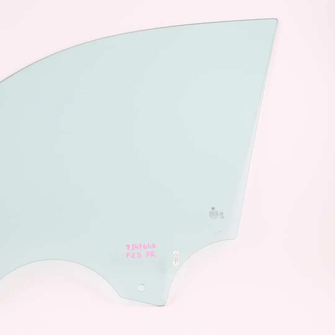 Side Window Green Door Front Right O/S AS2 to BMW X3 F25 with Part number 7347646 BMW X3 F25 Side Window Green Door Front Right O/S AS2 - SKU 7347646 - Part number 7347646