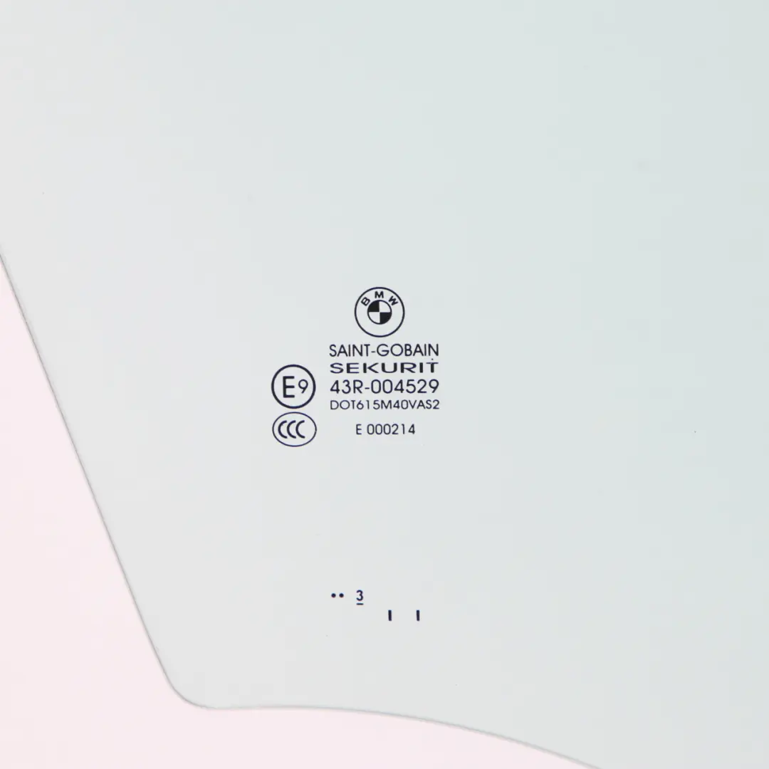 Seitenfenster Grün Tür Vorne Rechts O/S AS2 für BMW X3 F25 mit Teilenummer 7347646 BMW X3 F25 Seitenfenster Grün Tür Vorne Rechts O/S AS2 - SKU 7347646 - Teilenummer 7347646