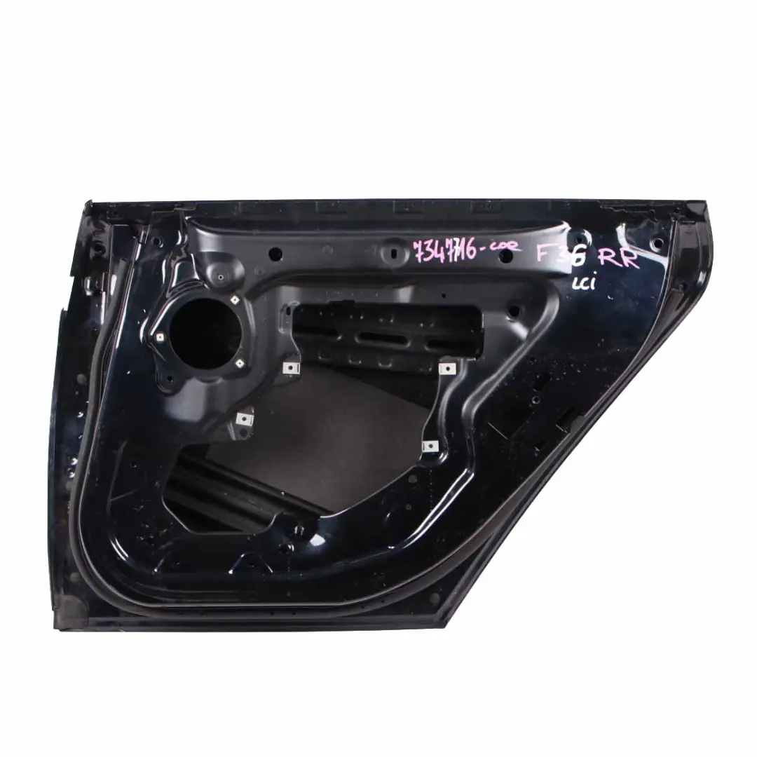 Door Rear Right O/S Carbonschwarz Carbon Black Metallic - 416 to BMW F36 with Part number 7347716 BMW F36 Door Rear Right O/S Carbonschwarz Carbon Black Metallic - 416 - SKU 7347716-CAR - Part number 7347716