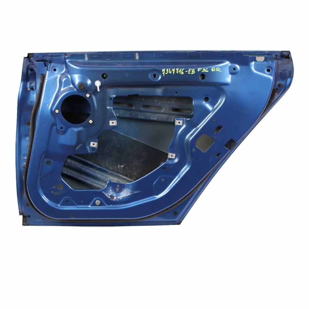 Door Rear Right O/S Estorilblau Estoril Blue Metallic - B45 to BMW F36 with Part number 7347716 BMW F36 Door Rear Right O/S Estorilblau Estoril Blue Metallic - B45 - SKU 7347716-EB - Part number 7347716