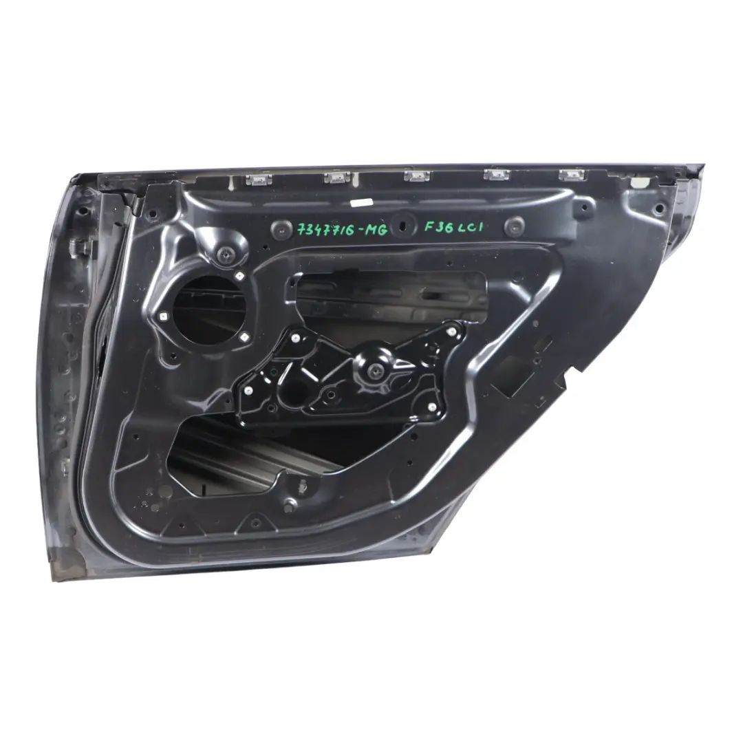 Door Rear Right O/S Mineralgrau Grey Metallic - B39 to BMW F36 Gran Coupe with Part number 7347716 BMW F36 Gran Coupe Door Rear Right O/S Mineralgrau Grey Metallic - B39 - SKU 7347716-MG - Part number 7347716