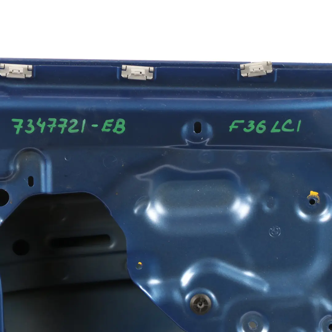 Door Front Left N/S Estorilblau Estoril Blue 2 Metallic - B45 to BMW F36 with Part number 7347721 BMW F36 Door Front Left N/S Estorilblau Estoril Blue 2 Metallic - B45 - SKU 7347721-EB - Part number 7347721
