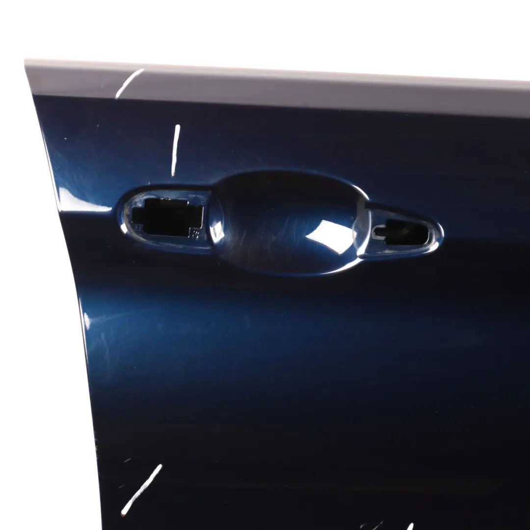 Door Front Right O/S Tanzanite Blue Metallic - X10 to BMW F36 Gran Coupe with Part number 7347722 BMW F36 Gran Coupe Door Front Right O/S Tanzanite Blue Metallic - X10 - SKU 7347722-TAN - Part number 7347722