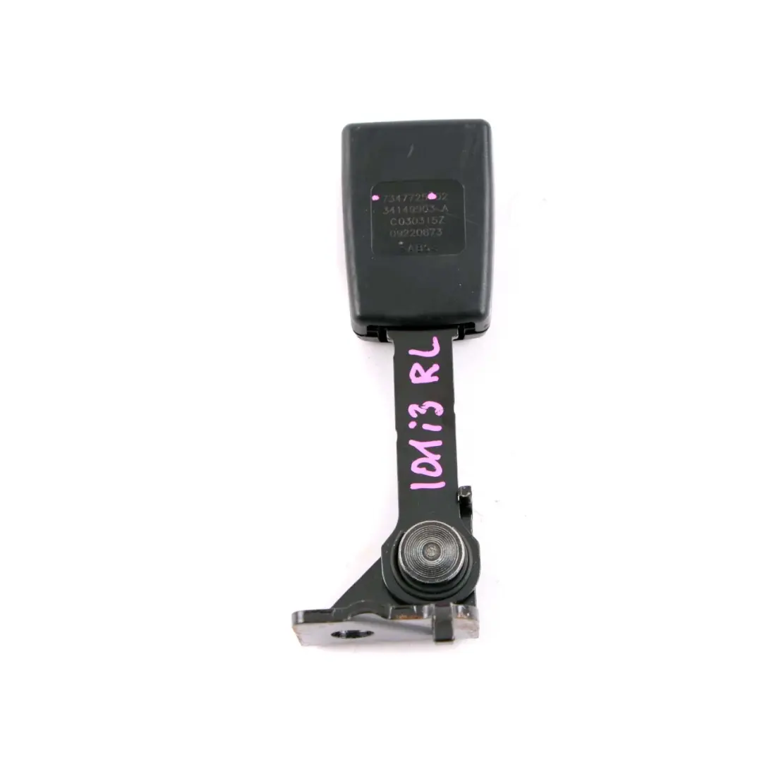 BMW i3 I01 Seat Lower Belt Tensioner Buckle Rear Left - SKU 7347725 - Part number 7347725
