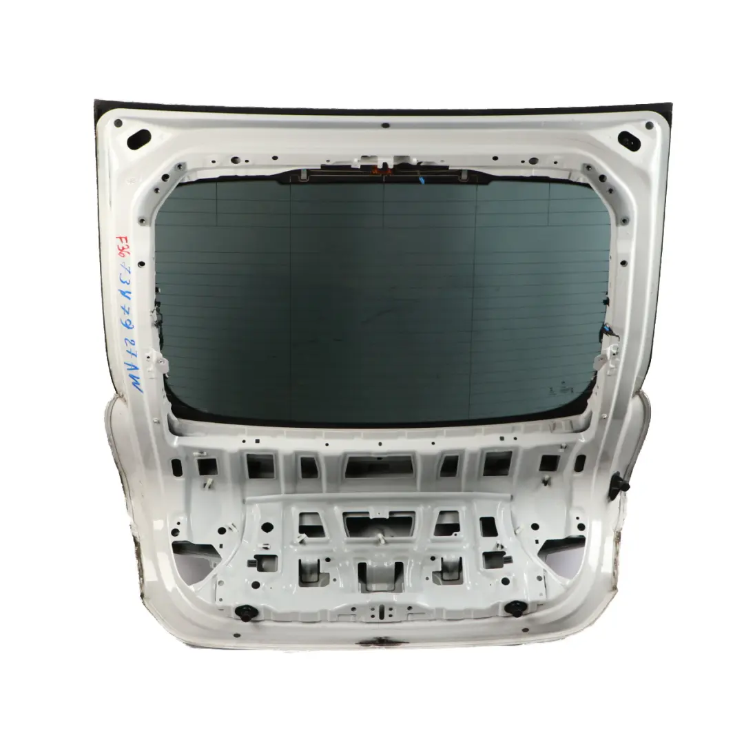 Boot Trunk Lid Rear Tailgate Panel Alpinweiss Alpine White 3 - 300 to BMW F36 with Part number 7347927 BMW F36 Boot Trunk Lid Rear Tailgate Panel Alpinweiss Alpine White 3 - 300 - SKU 7347927-AW - Part number 7347927