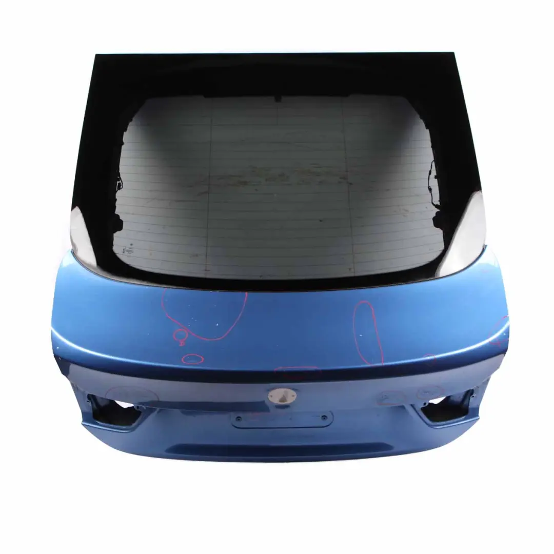 BMW F36 Boot Trunk Lid Rear Tailgate Panel Estorilblau Estoril Blue - B45 - SKU 7347927-EB - Part number 7347927