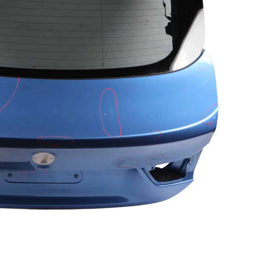 BMW F36 Boot Trunk Lid Rear Tailgate Panel Estorilblau Estoril Blue - B45 - SKU 7347927-EB - Part number 7347927