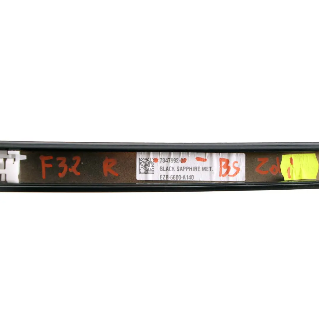 Dach Zierleiste Rechts Regenrinne Schwarz Saphir 475 für BMW F32 mit Teilenummer 7347992 BMW F32 Dach Zierleiste Rechts Regenrinne Schwarz Saphir 475 - SKU 7347992-BS - Teilenummer 7347992