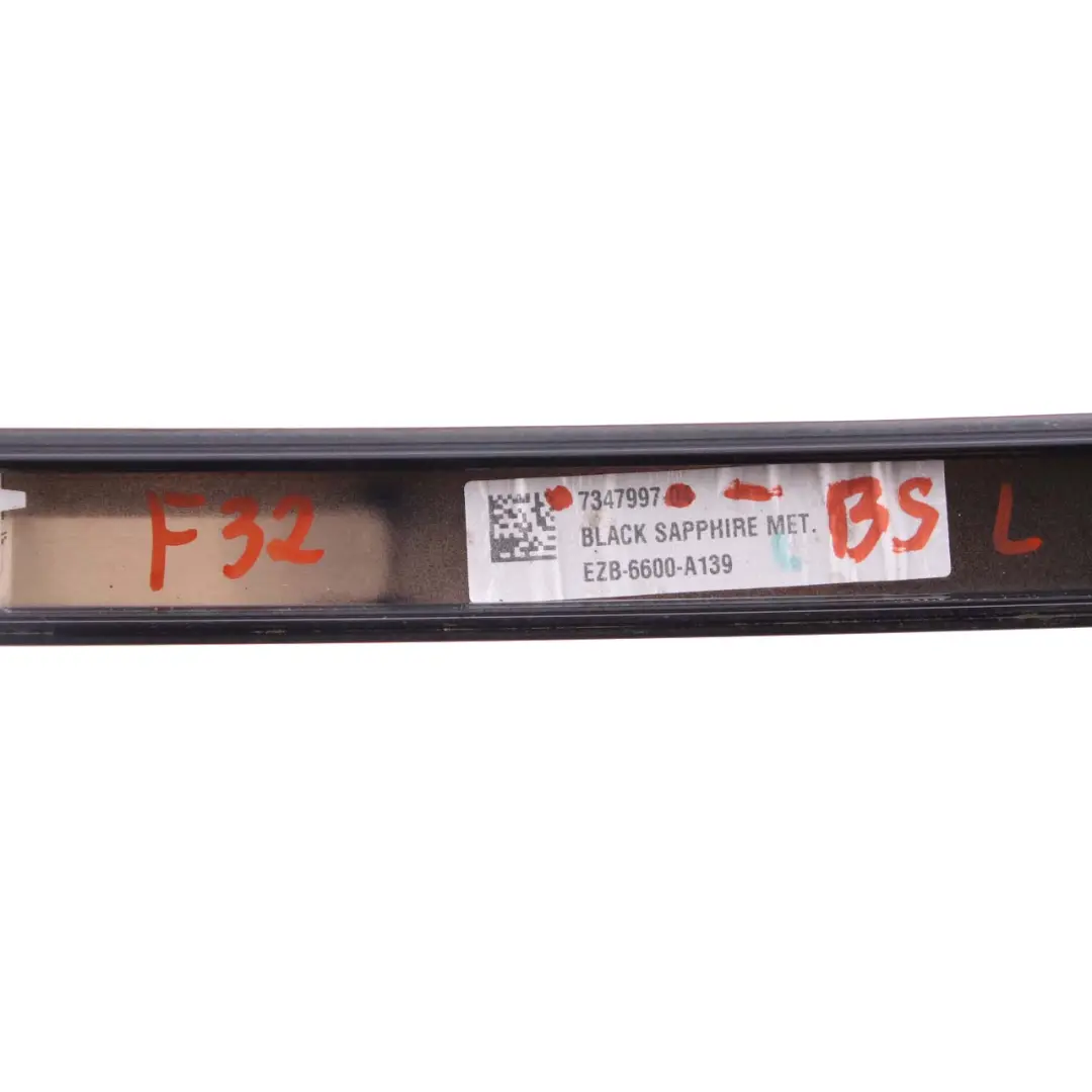 BMW F32 Garniture Rail Toit Gauche Bande Gouttière Noir Saphir 475 - SKU 7347997-BS - Numéro de pièce 7347997
